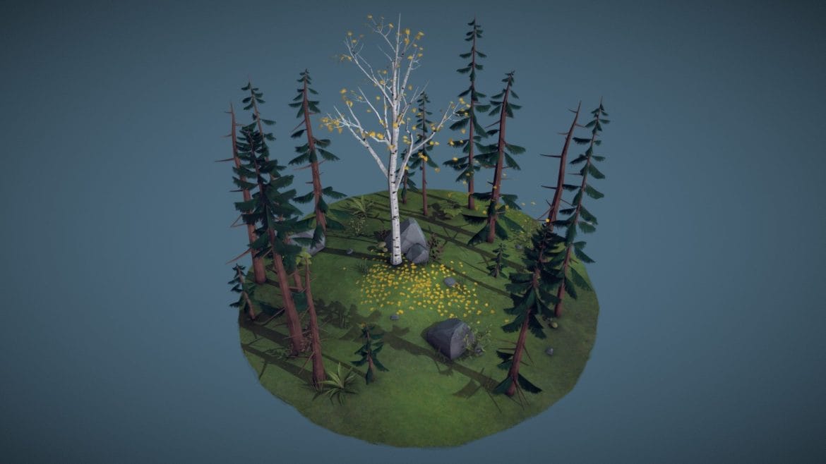 forest 3d model