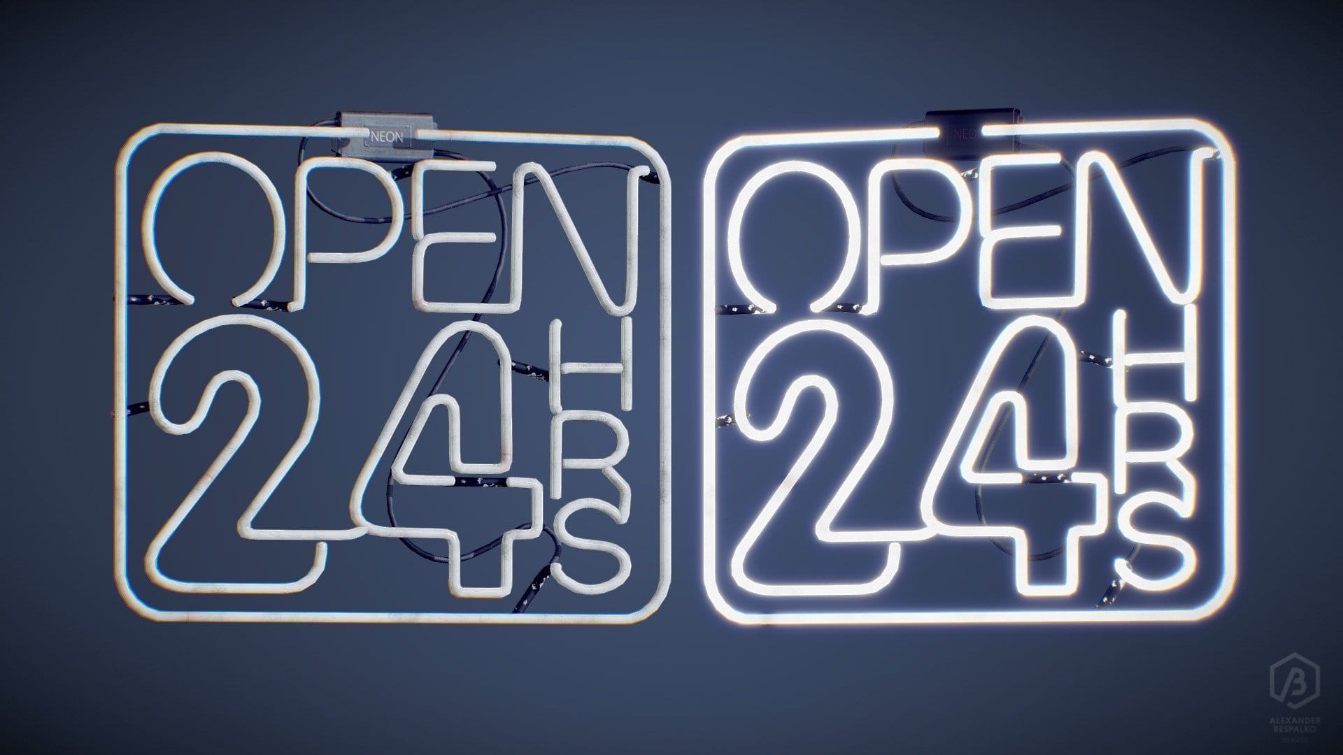 Game Ready Japanese Sign Neon 24H