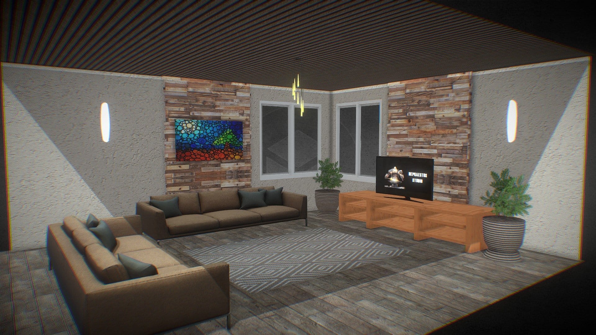 Game Ready Living Room / TV Room