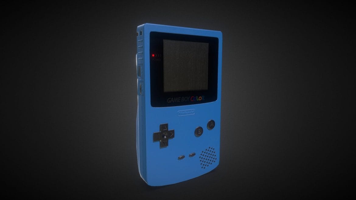 gameboy color 3d model