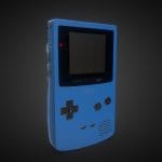 gameboy color 3d model
