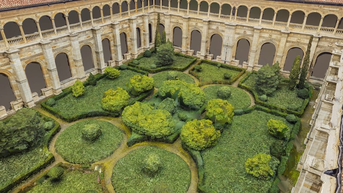 garden cloister 3d model