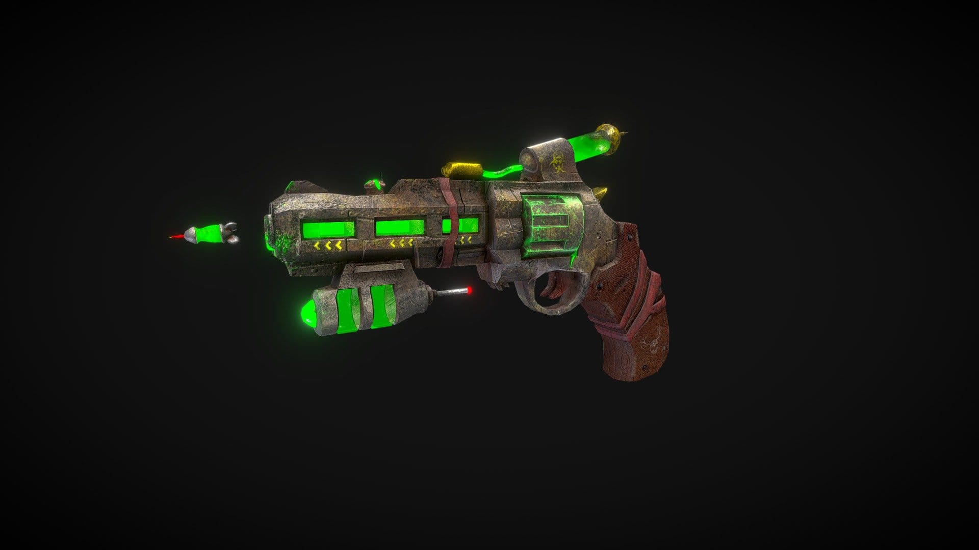 Gun DieselPunk + Bullet