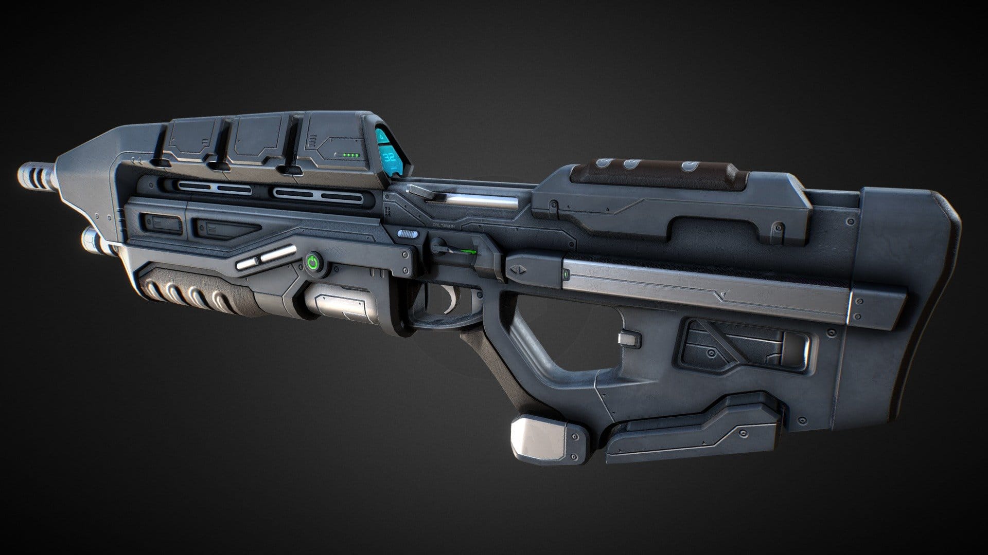 Halo Assault Rifle deep3dsea