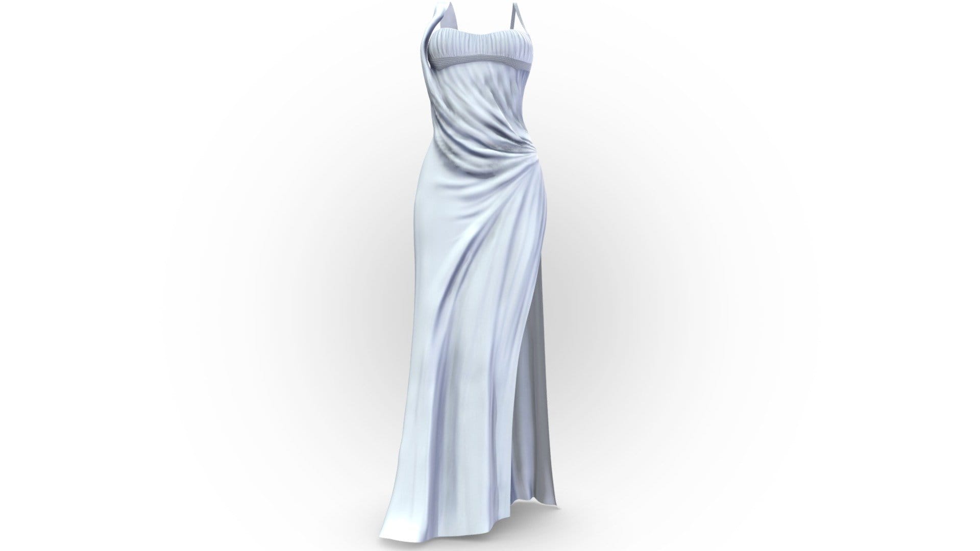 Helen Of Troy Helenistic White Female Toga Dress