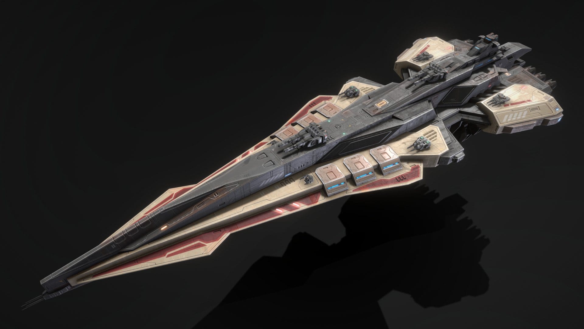 Helicon Corp Chrone Class Battlecruiser