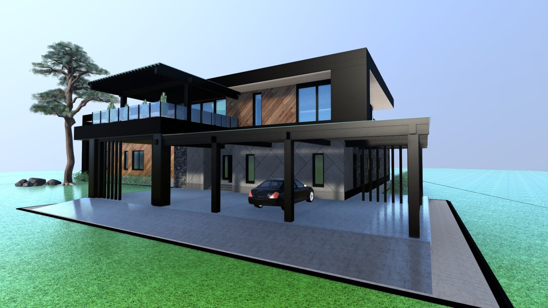 High-tech house 750m.q