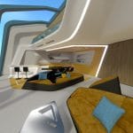 House by the sea. Interior.