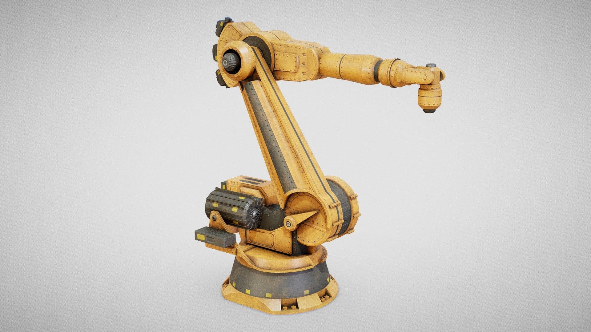 Industrial Robot Arm 01 (Dirty)