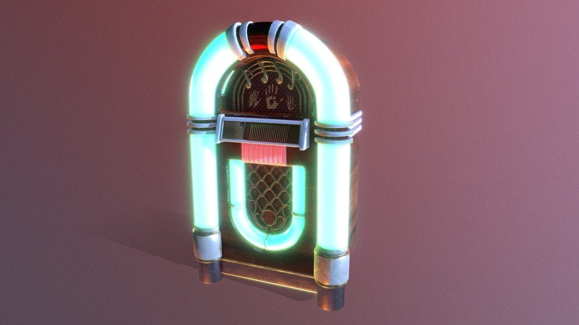 jukebox 3d model
