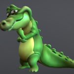 Jungle Animal: Cartoon Crocodile