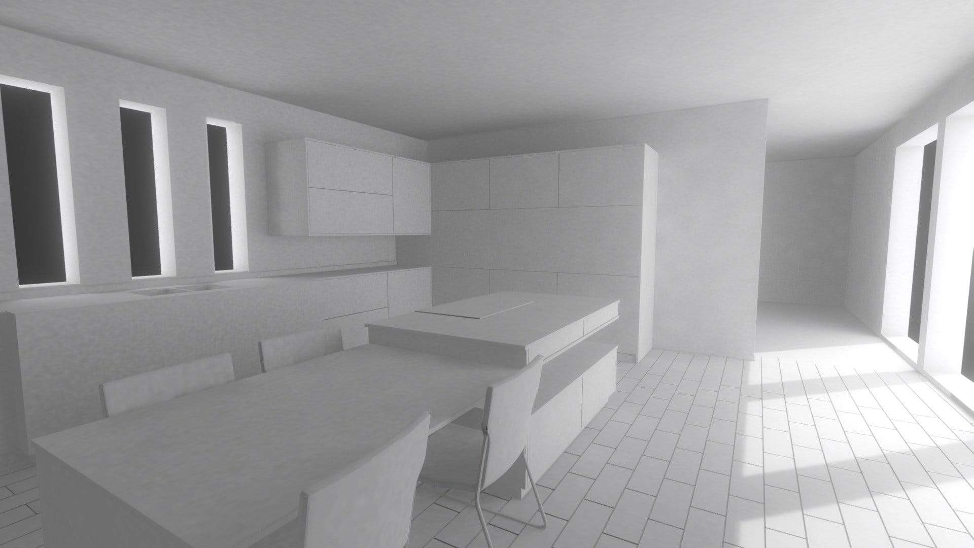 Kitchen 3D modeling assignment