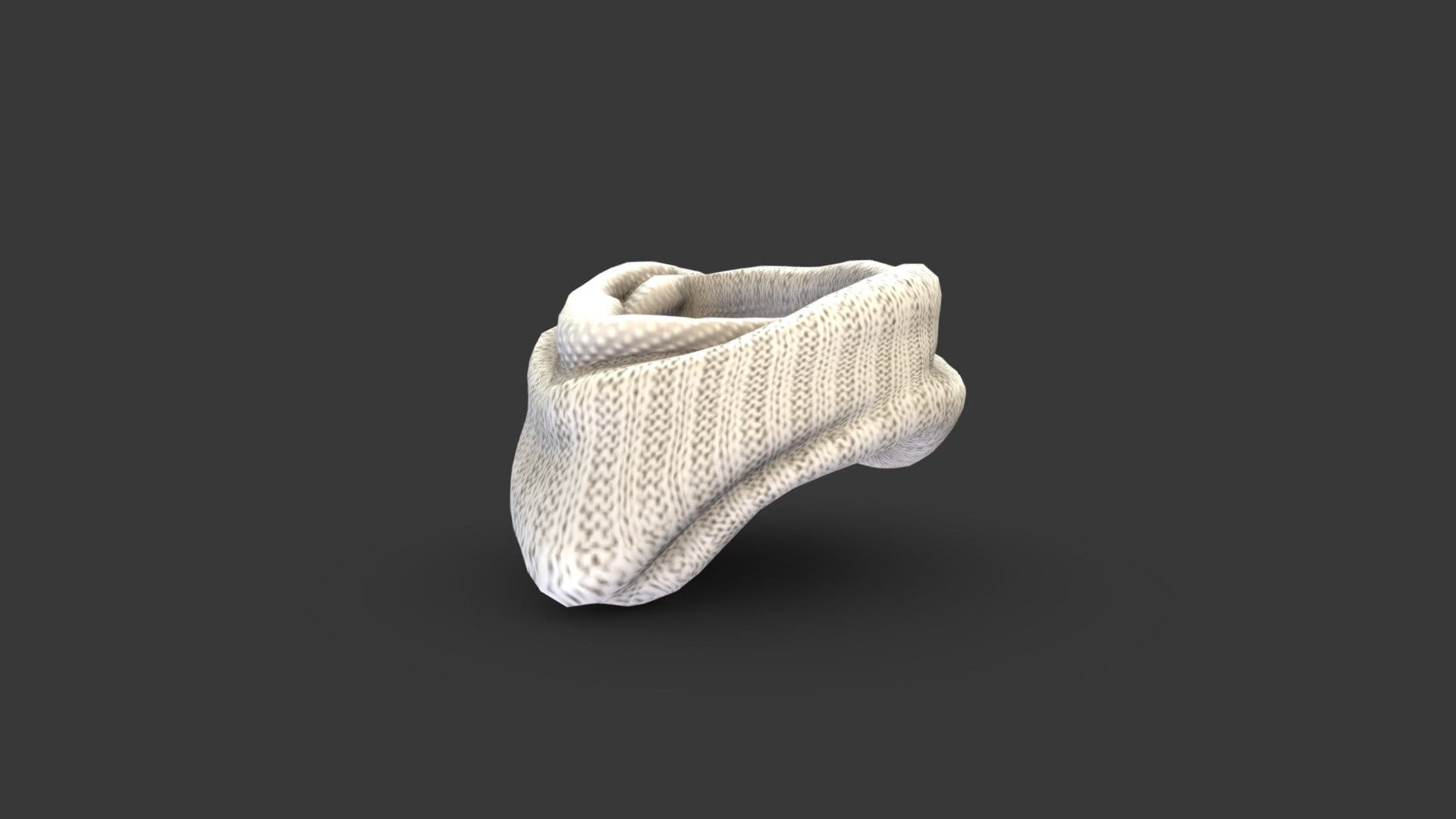 Knitted Round Scarf