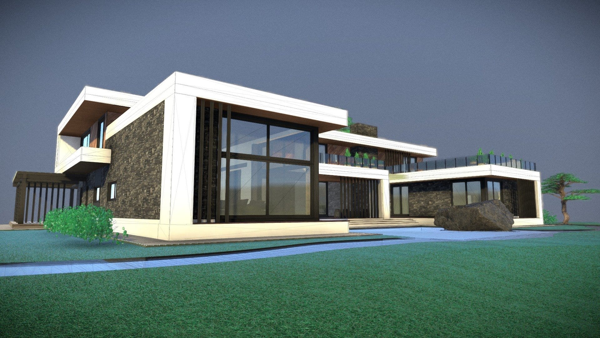 Large high-tech house 750m.quad vol2