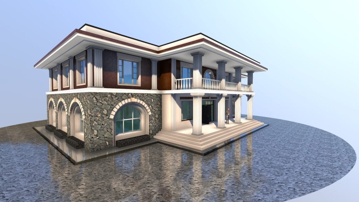 large residence pr2019 3d model