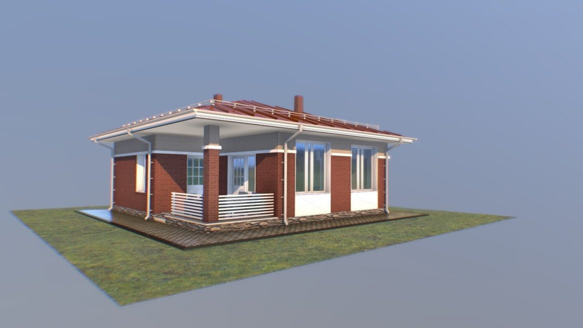 little house leskolovo 3d model