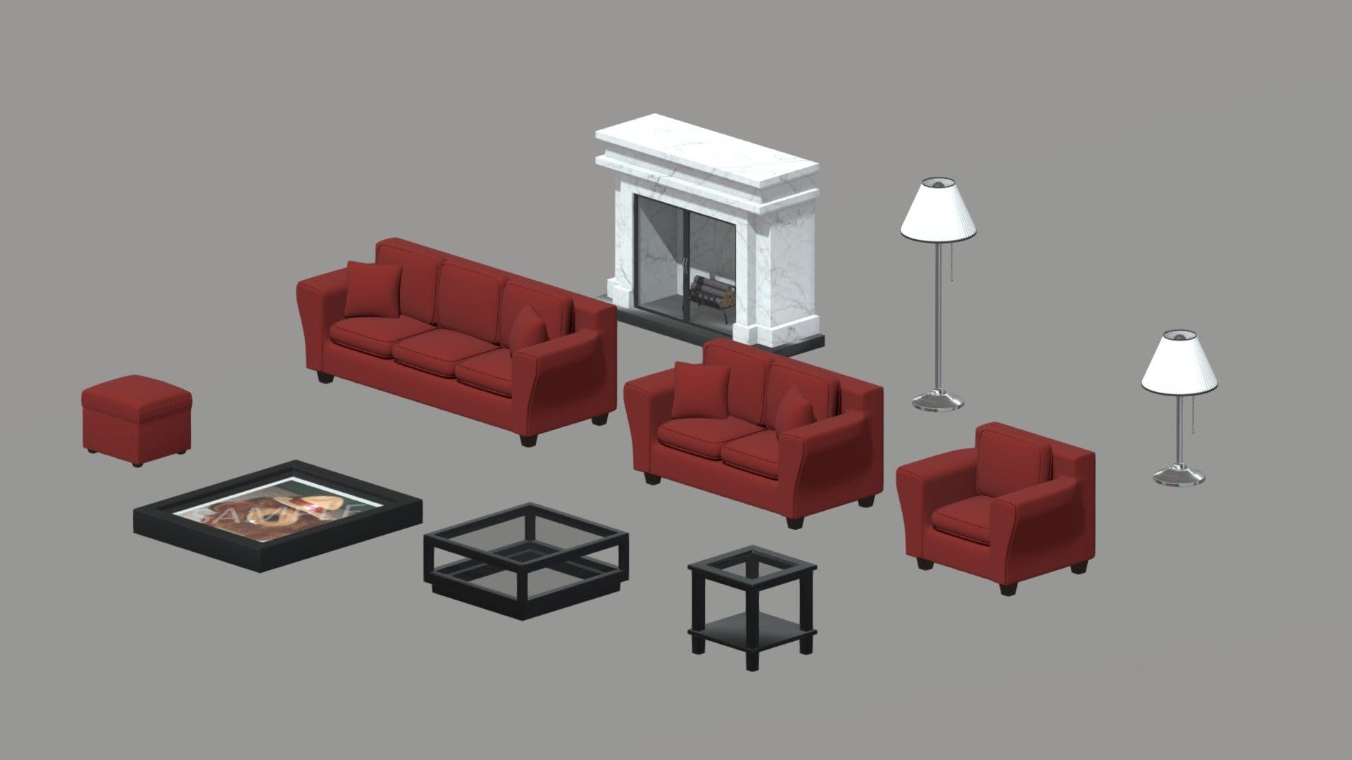 Living Room Asset Pack