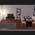 Living Room & Dining Room Design
