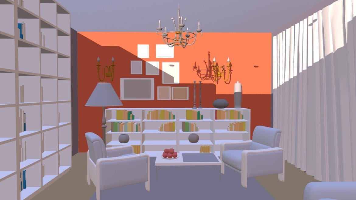 living room ii 3d model