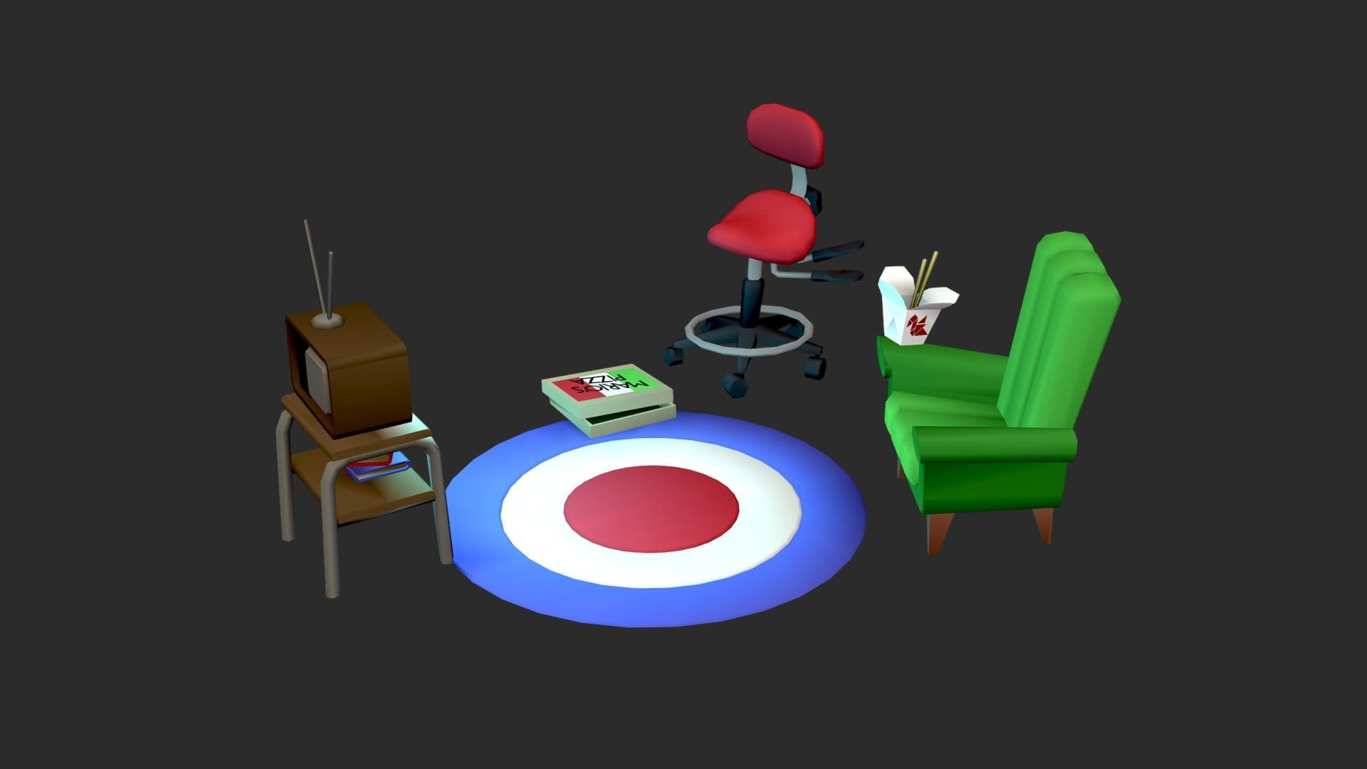 Living Room (Vertex color only)