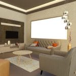 living2 3d model