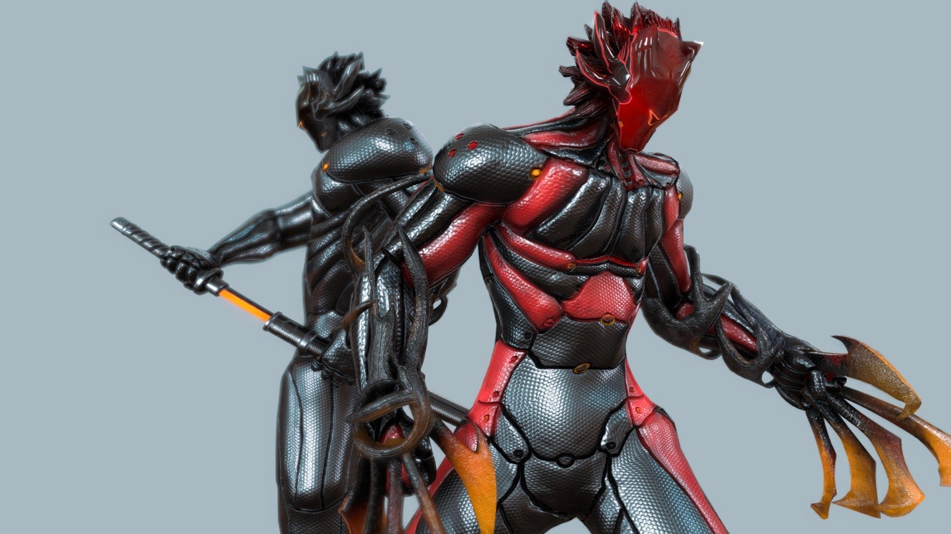 Low Poly – Cyborg Zodiac Theme – Leo
