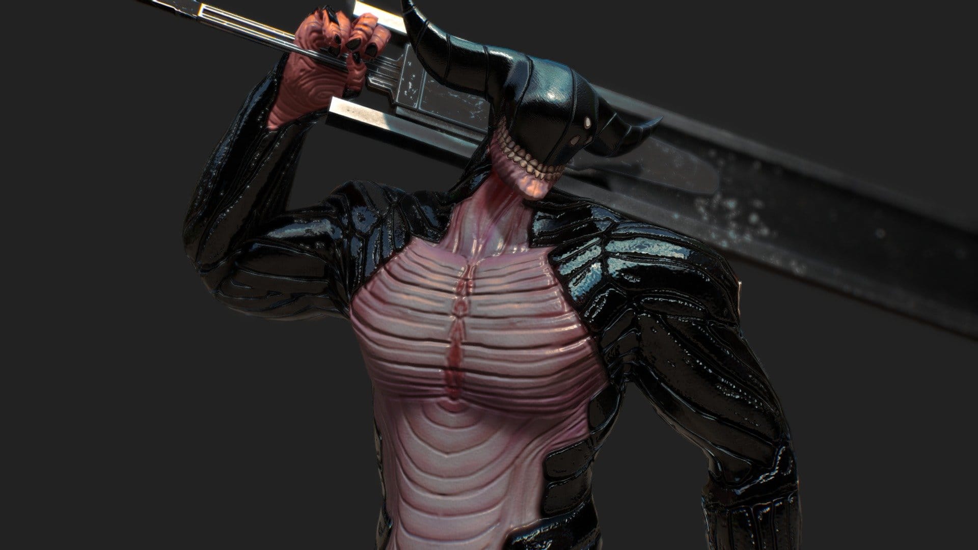 Low Poly – Cyborg Zodiac Theme – Taurus