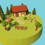 Low Poly Garden