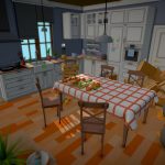 Low Poly Kitchen with surprise