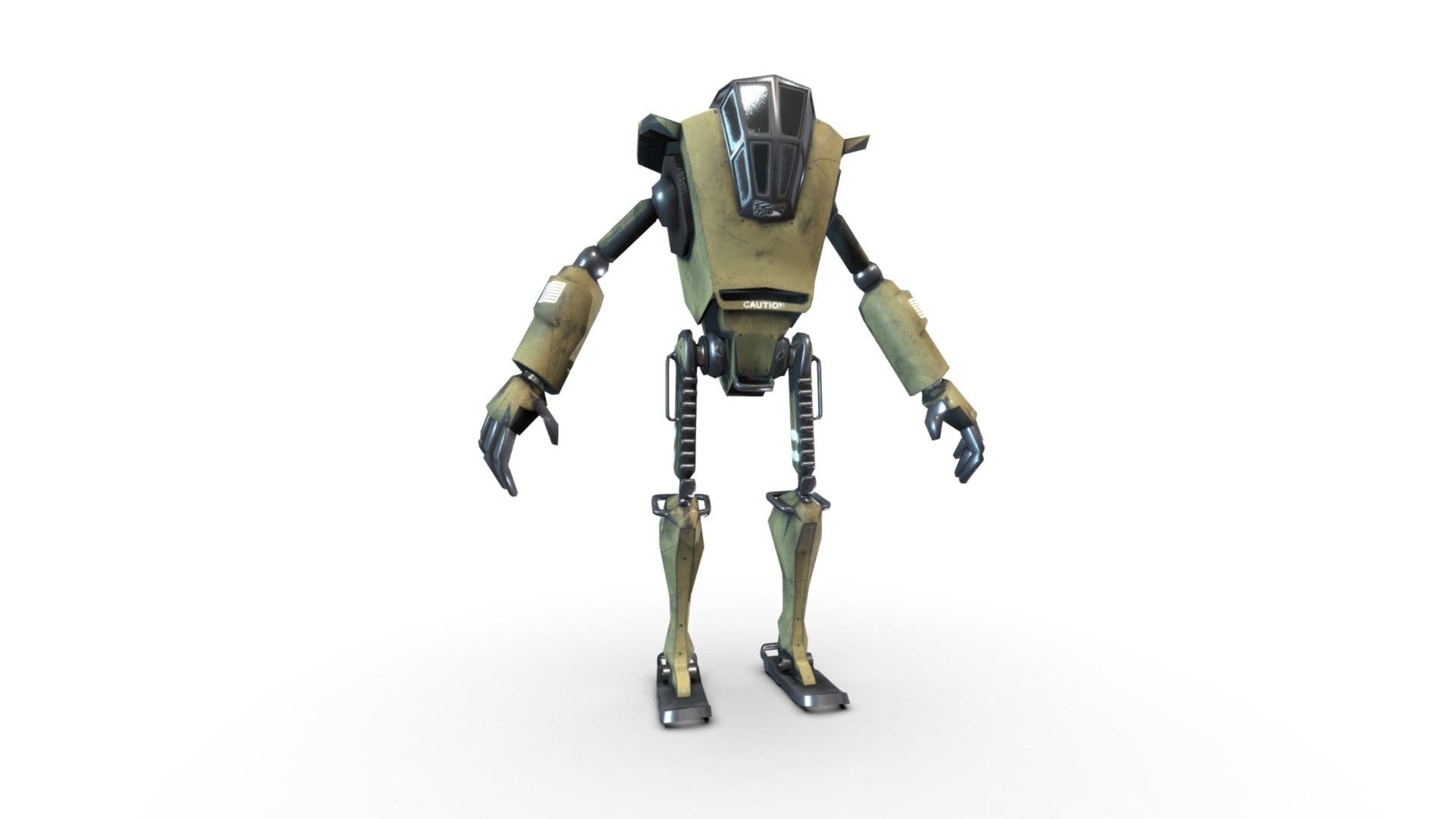 Low Poly Mech GRS HOPPER_MK1