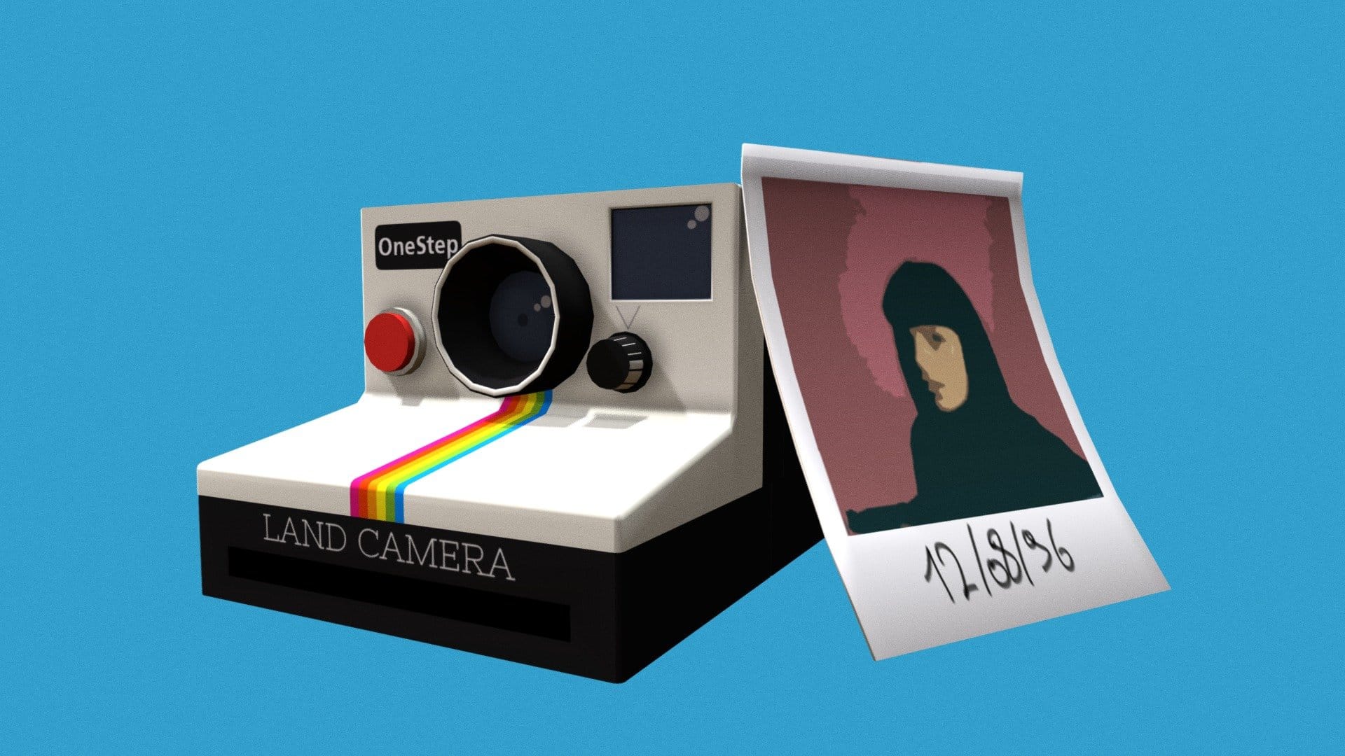 Low Poly Polaroid