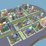 LowPoly Fantasy City