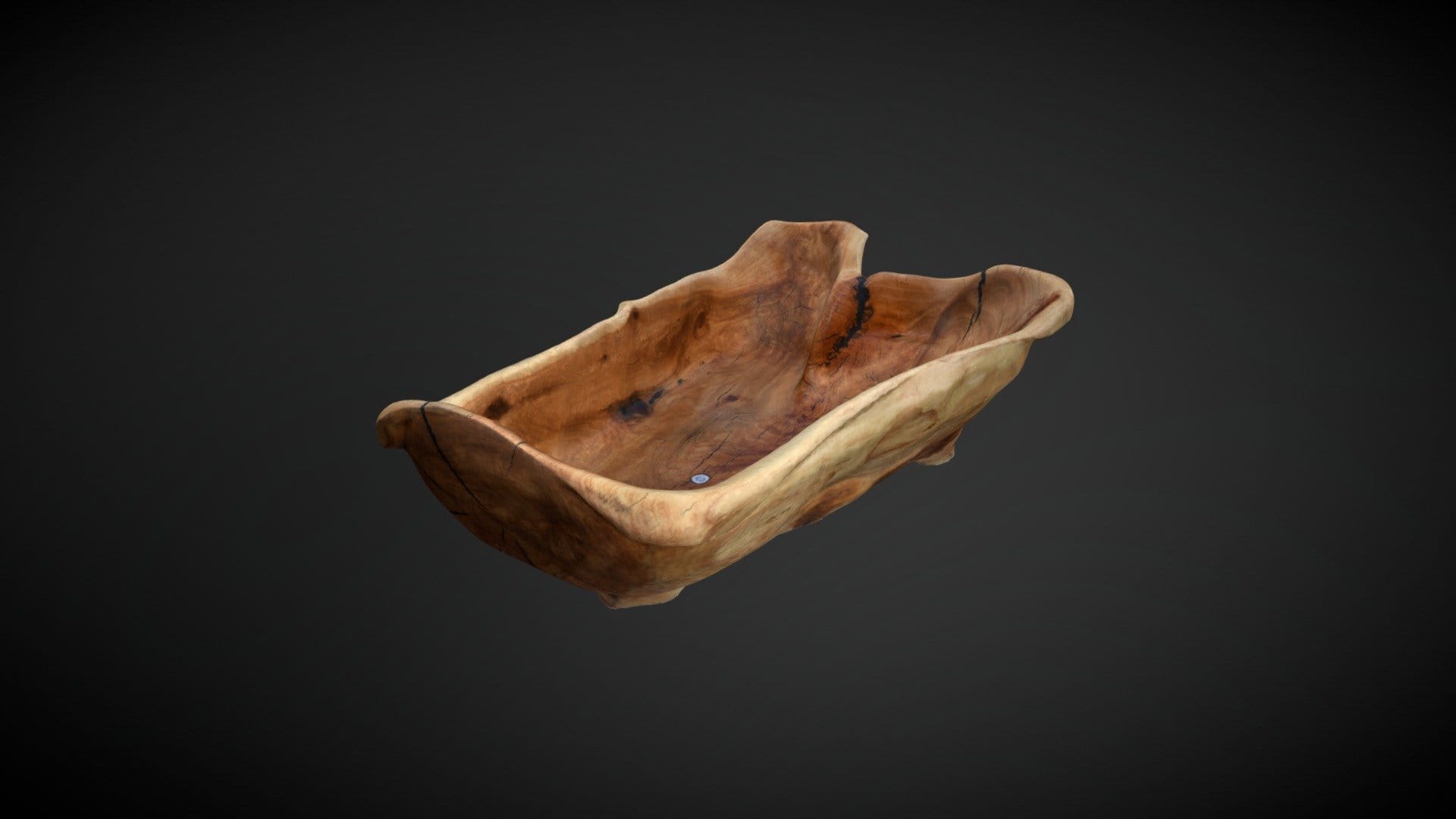 Luxury Wooden Bathtub From One Piece