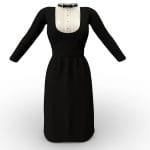 Maid Uniform With Dicky Bow