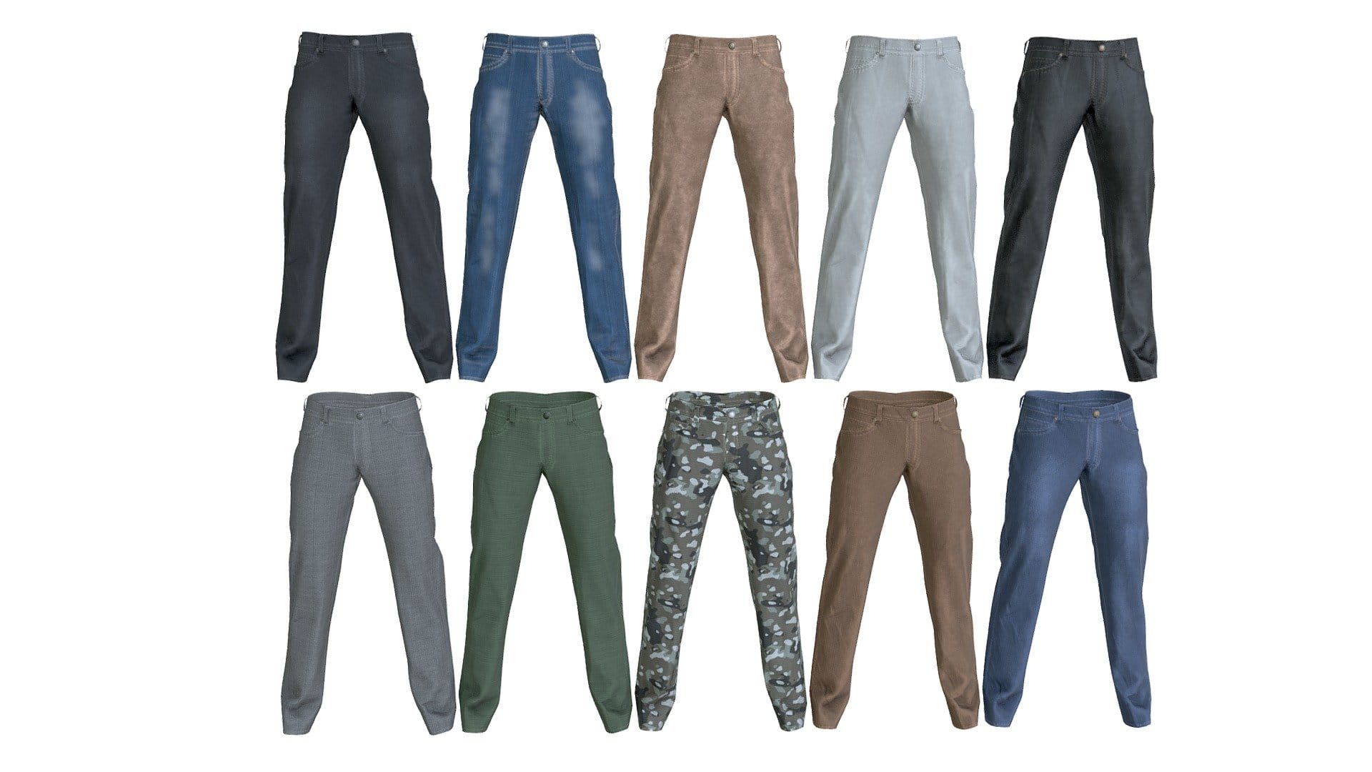 Male pants collection