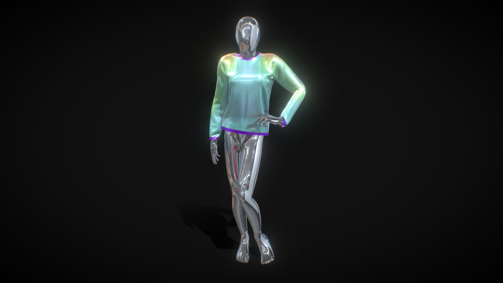 Manequin Jacket – Standing Pose ( Rigged )