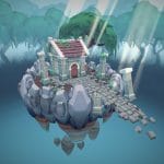 mausoleum in the forest 3d model