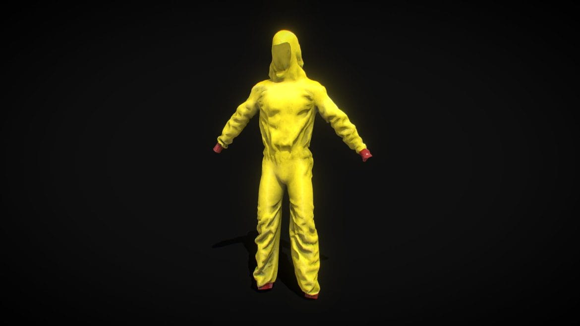 medical suit covid 77 3d model