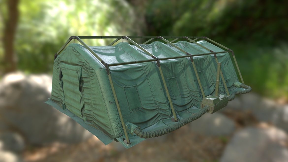 Military tent with heater - deep3dsea