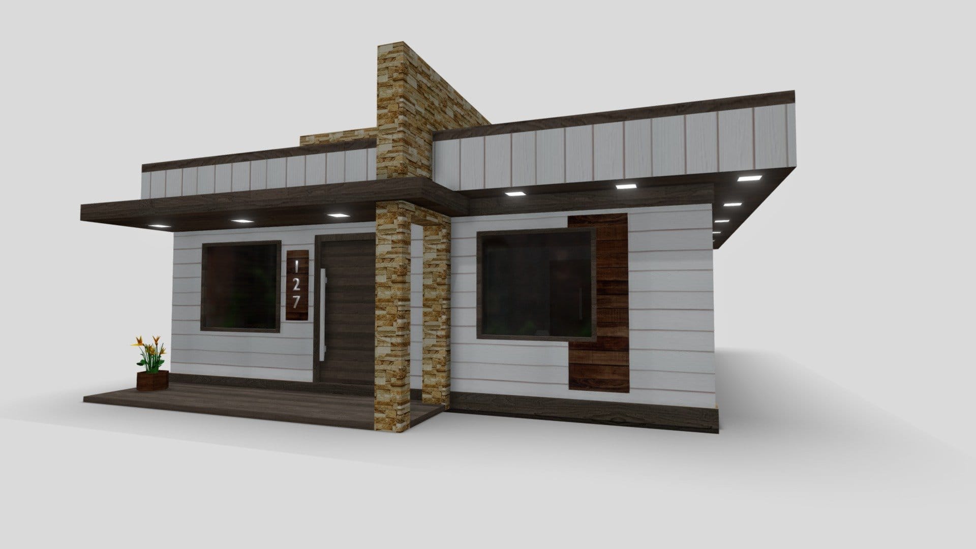 Modern House With Interior