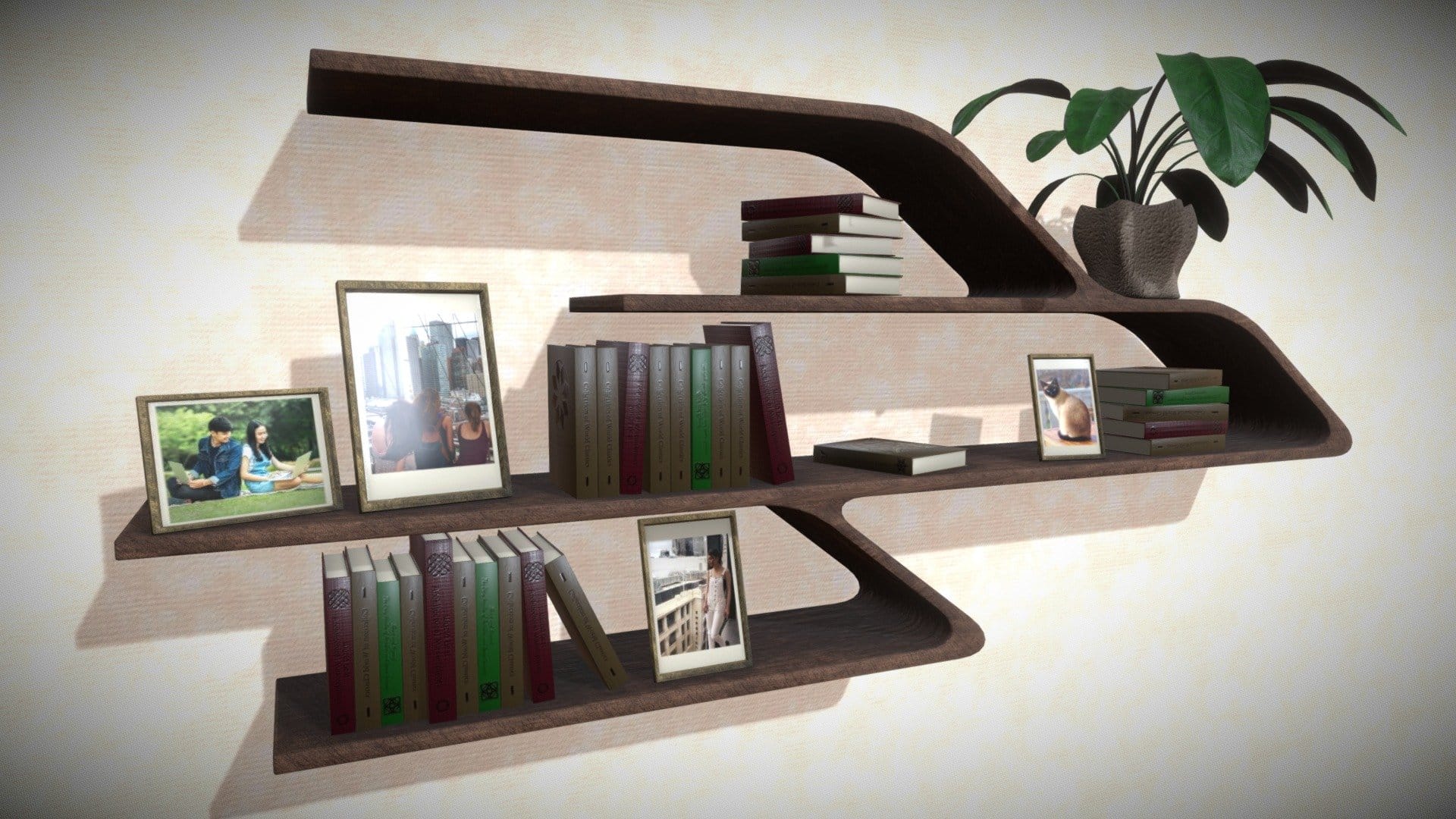 Modern smooth shelf