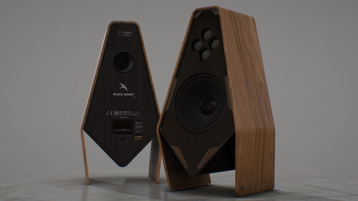 modern speaker 3d model