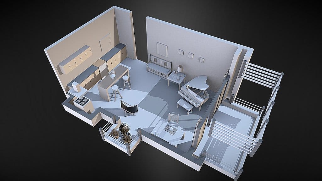 Modern Studio Apartment