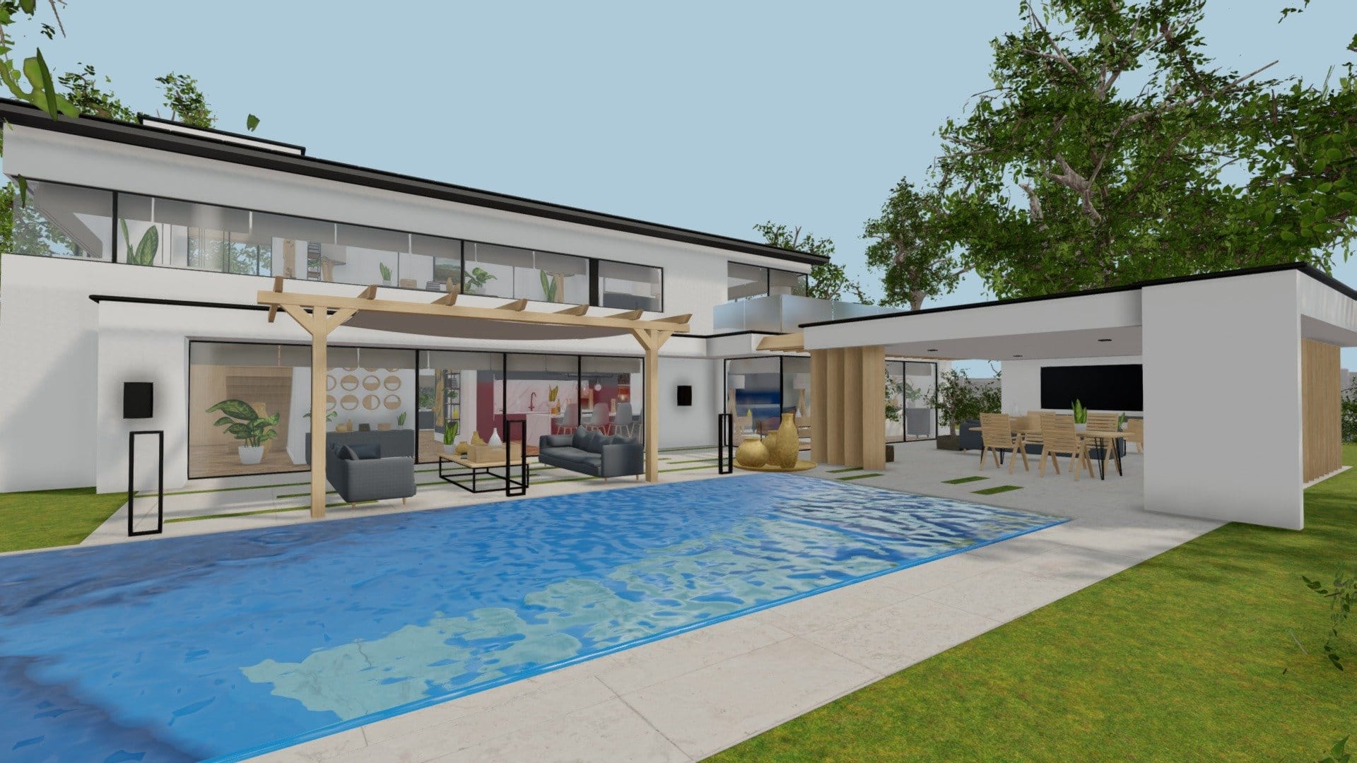 Modern Villa 2021 Blender Eevee And Cycles 1