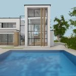 Modern villa 2021 Blender Eevee and Cycles 2