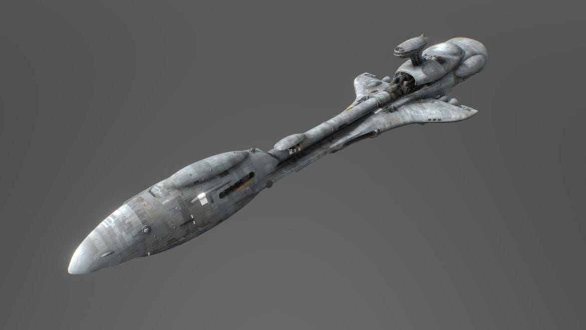 mon calamari corvette 3d model