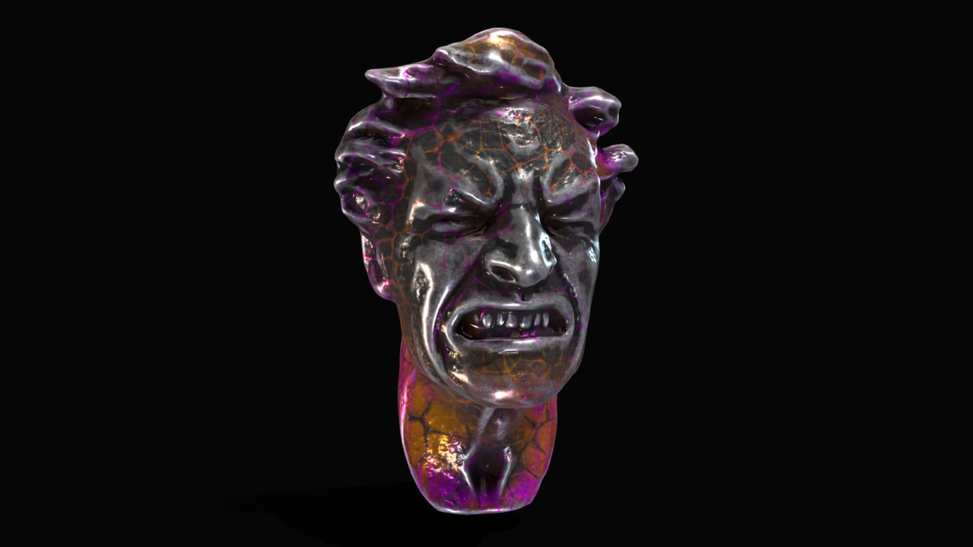 Neon mask – Violent effort sculpt