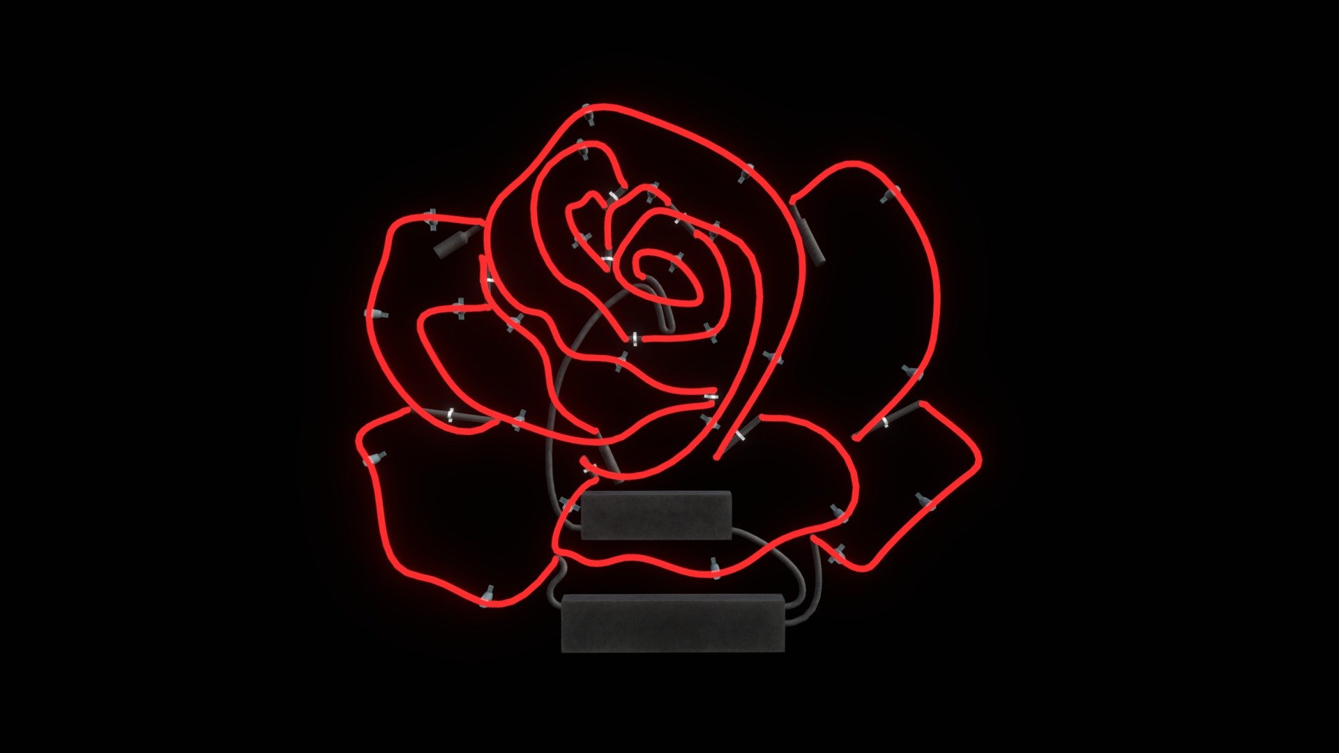 Neon Rose - deep3dsea