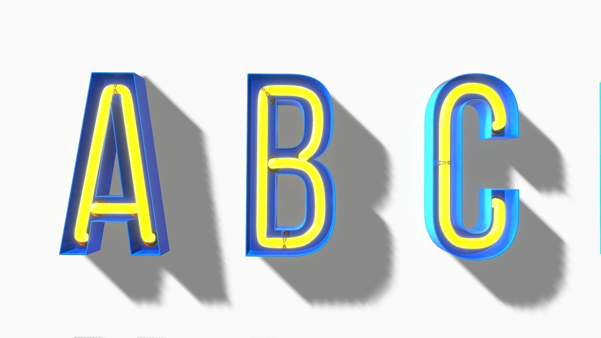 Neon Typography V2