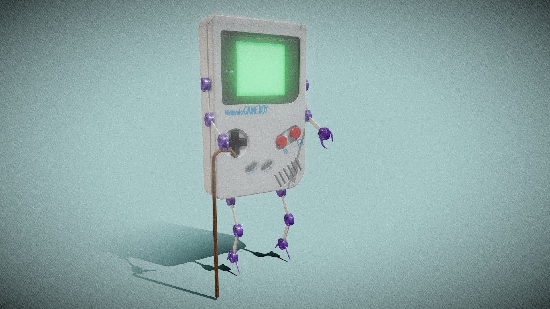 Old man Game Boy